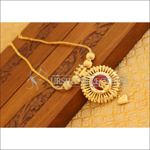 Kerala style gold plated palakka temple necklace M1065 - Necklace Set