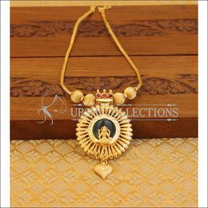 Kerala style gold plated palakka temple necklace M1066 - Necklace Set