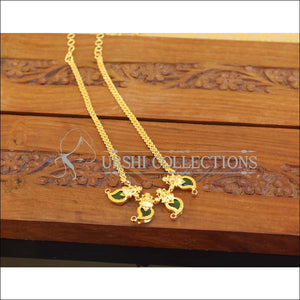 Kerala Style Gold Plated Palakka Temple Necklace M2476 - Necklace Set