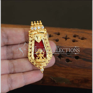 Kerala Style Gold Plated Palakka Temple Pendant M2598 - Pendant Set