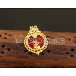 Kerala Style Gold Plated Palakka Temple Pendant M2604 - Pendant Set