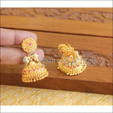 Kerala style Gold plated Peacock earrings M2156