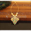 Kerala style Gold plated Peacock Palakka Necklace M2272