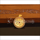 Kerala style Gold plated Pendant M2169 - Set
