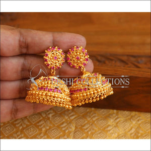Kerala style Gold plated Temple earrings M2149