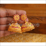 Kerala style Gold plated Temple earrings M2149