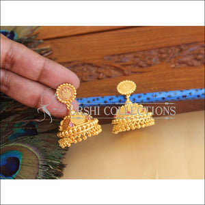 Kerala style Gold plated Temple earrings M2248