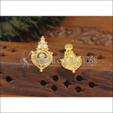 Kerala Style Gold Plated Temple Earrings M3046 - EARRINGS