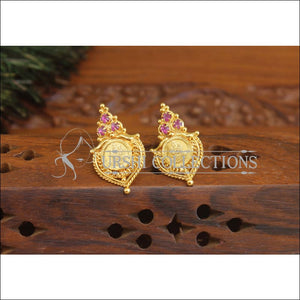 Kerala Style Gold Plated Temple Earrings M3047 - EARRINGS