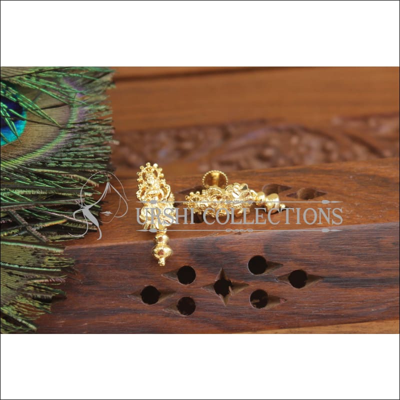 Kerala Style Gold Plated Temple Earrings M3049 - EARRINGS