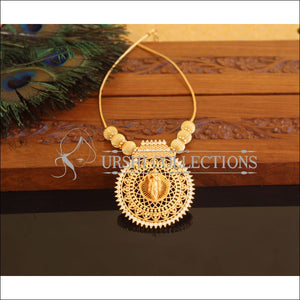 Kerala style Gold plated Temple Krishna Necklace M2268 - Set