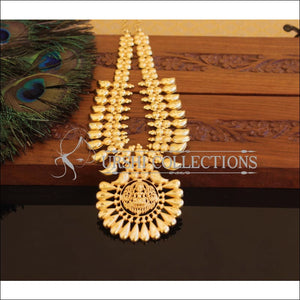 Kerala Style Gold Plated Temple Necklace M2299 - Set