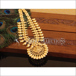 Kerala Style Gold Plated Temple Necklace M2299 - Set