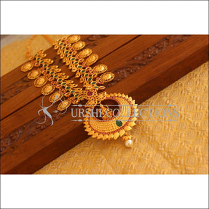 Kerala style Gold plated Temple Necklace M2388 - Necklace Set