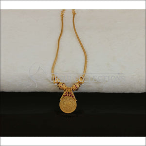 Kerala Style Gold Plated Temple Necklace M2466 - Necklace Set