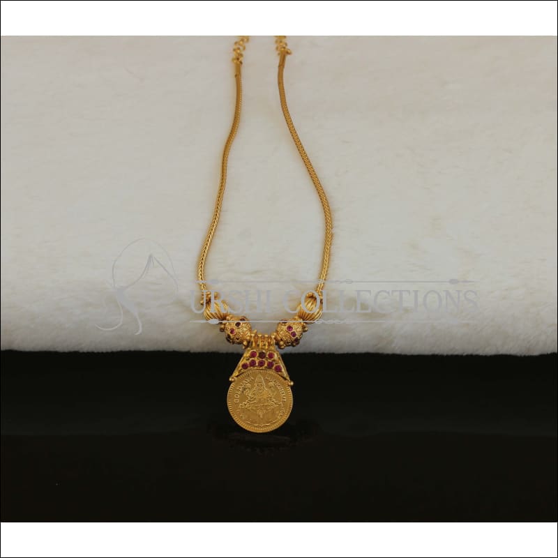 Kerala Style Gold Plated Temple Necklace M2466 - Necklace Set