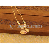 Kerala Style Gold Plated Temple Necklace M2781 - Necklace Set