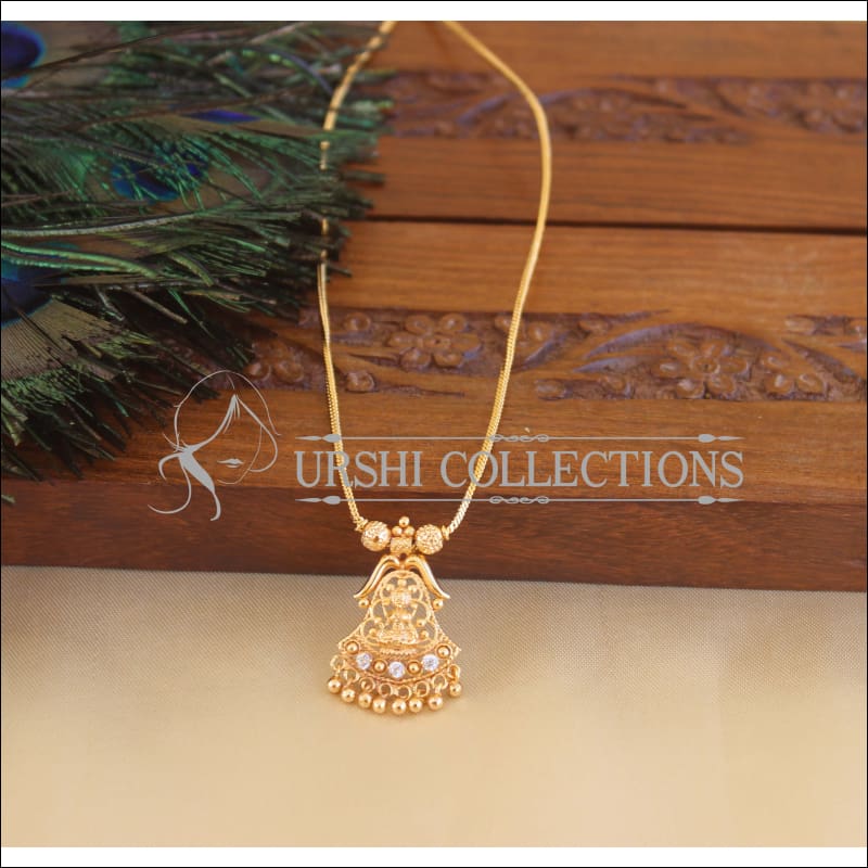 Kerala Style Gold Plated Temple Necklace M2935 - Necklace Set