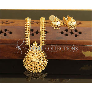 Kerala style gold plated temple necklace M900 - Necklace Set