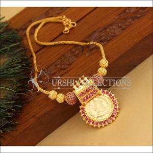 Kerala style Gold plated temple necklace M958 - Necklace Set