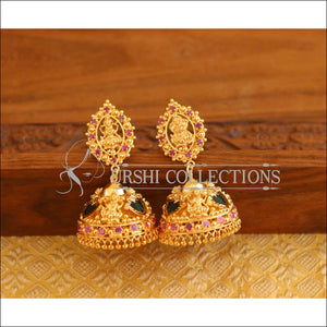 Kerala style Gold plated Temple Palakka earrings M2152