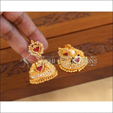 Kerala style Gold plated Temple Palakka earrings M2253