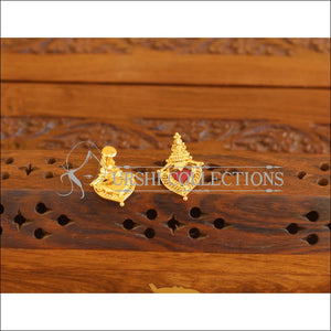 Kerala style Gold plated Temple Palakka earrings M2262