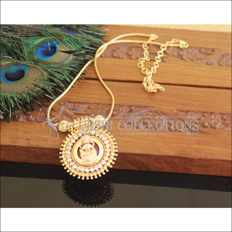 Kerala style Gold plated Temple Palakka Necklace M2175 - Set