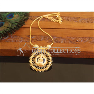 Kerala style Gold plated Temple Palakka Necklace M2191 - Set