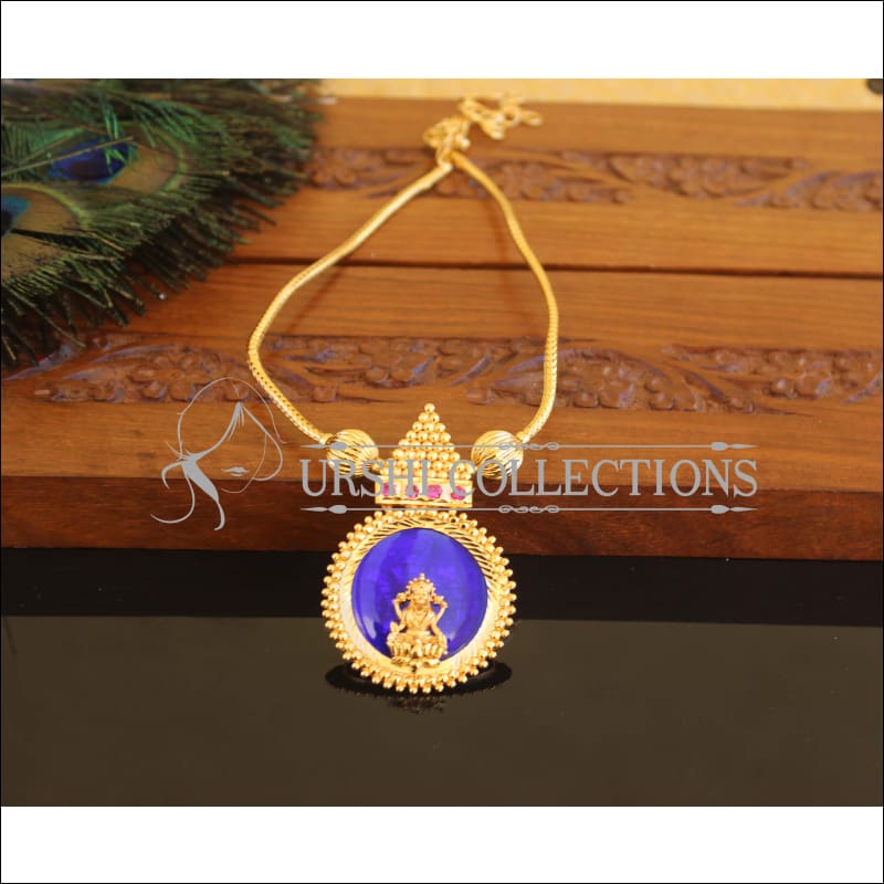 Kerala style Gold plated Temple Palakka Necklace M2242 - Set