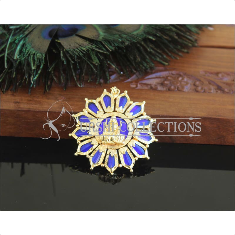 Kerala style Gold plated Temple Palakka Pendant M2366 - Pendant Set