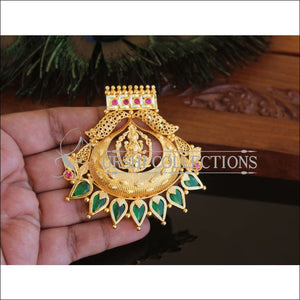 Kerala style Gold plated Temple Palakka Pendant M2369 - Pendant Set