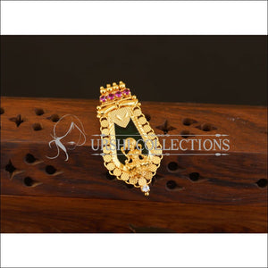 Kerala Style Gold Plated Temple Palakka Pendant M2625 - Pendant Set
