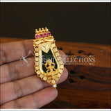 Kerala Style Gold Plated Temple Palakka Pendant M2625 - Pendant Set