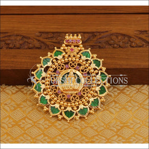 Kerala style gold plated Temple pendant M1096 - Pendant Set