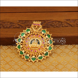 Kerala style gold plated Temple pendant M1099 - Pendant Set