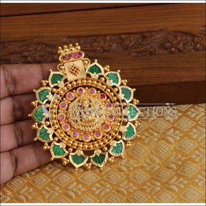 Kerala style gold plated Temple pendant M1101 - Pendant Set