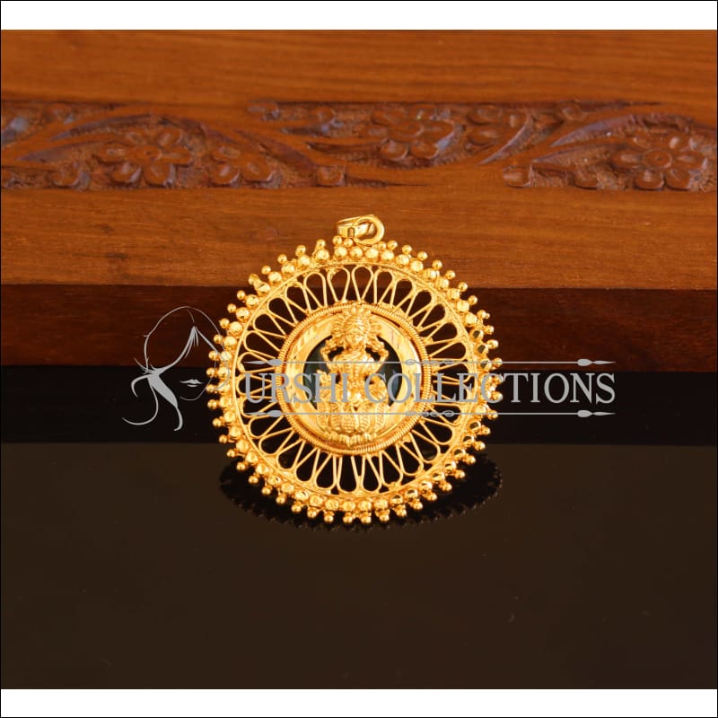 Kerala style Gold plated Temple Pendant M2160 - Set