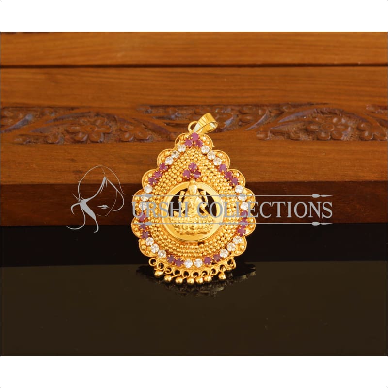 Kerala style Gold plated Temple Pendant M2162 - Set