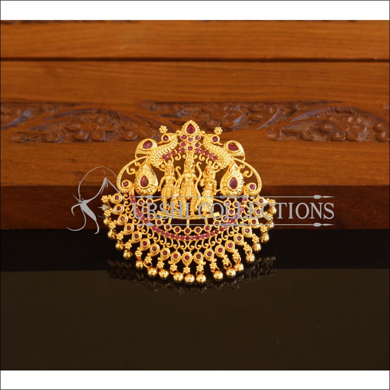 Kerala style Gold plated Temple Pendant M2164 - Set