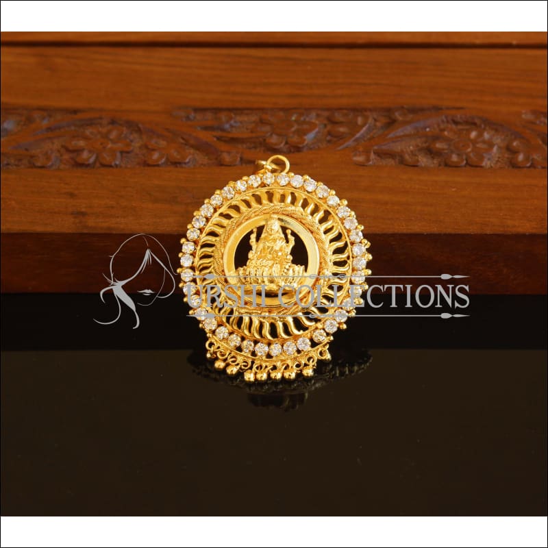 Kerala style Gold plated Temple Pendant M2165 - Set