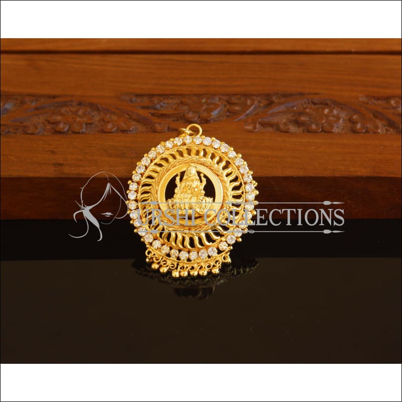 Kerala style Gold plated Temple Pendant M2165 - Set