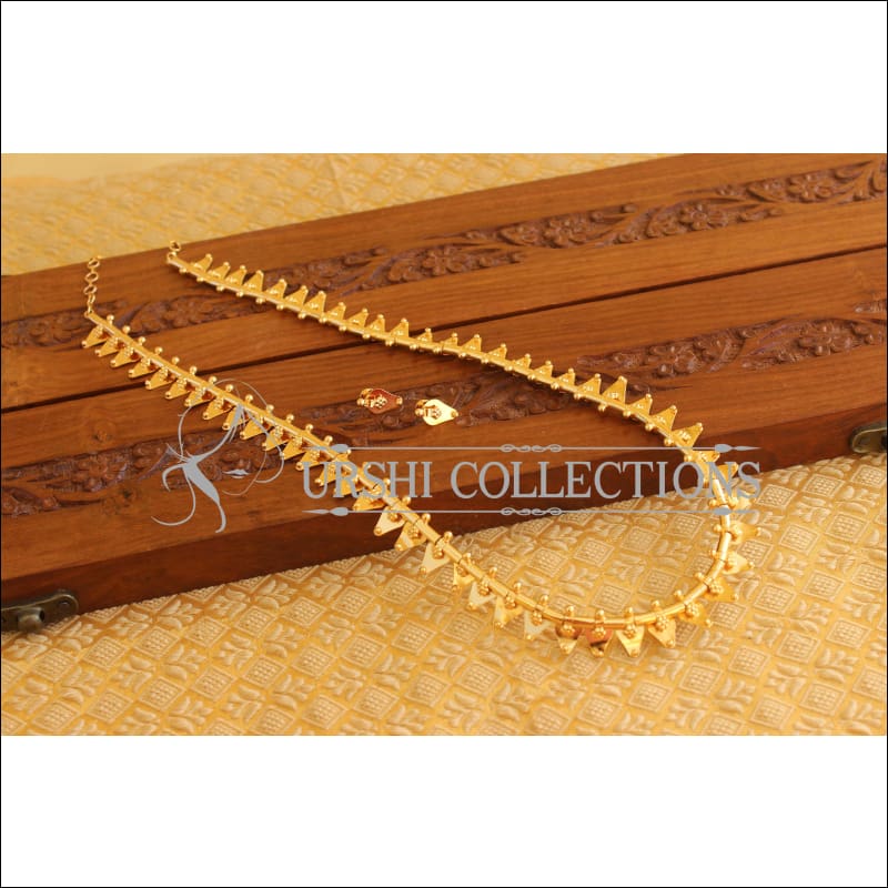 Kerala Style Gold Plated Thali Koottam long Necklace Set M1816 - Necklace Set