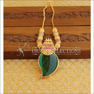 Kerala Style Gold Platted 2 in 1 Palakka Necklace Set M1297 - Necklace Set
