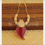 Kerala Style Gold Platted 2 in 1 Palakka Necklace Set M1297 - Necklace Set