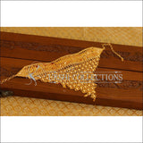 Kerala Style Gold Platted Elakka Thali Choker Necklace Set M1304 - Necklace Set