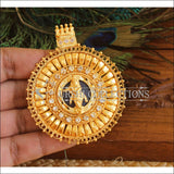 Kerala Style Gold Platted Krishna Palakkad Pendant M1384 - Pendant Set