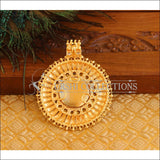 Kerala Style Gold Platted Krishna Palakkad Pendant M1385 - Pendant Set