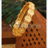 Kerala Style Gold Platted Lakshmi Bangle M1495 - 2.8 - Bangles