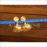 Kerala Style Gold Platted Lakshmi Earrings M1422 - Earrings